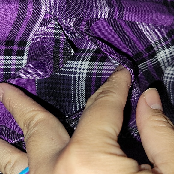 New York & Company Plaid Button Down Shirt - Picture 3 of 14